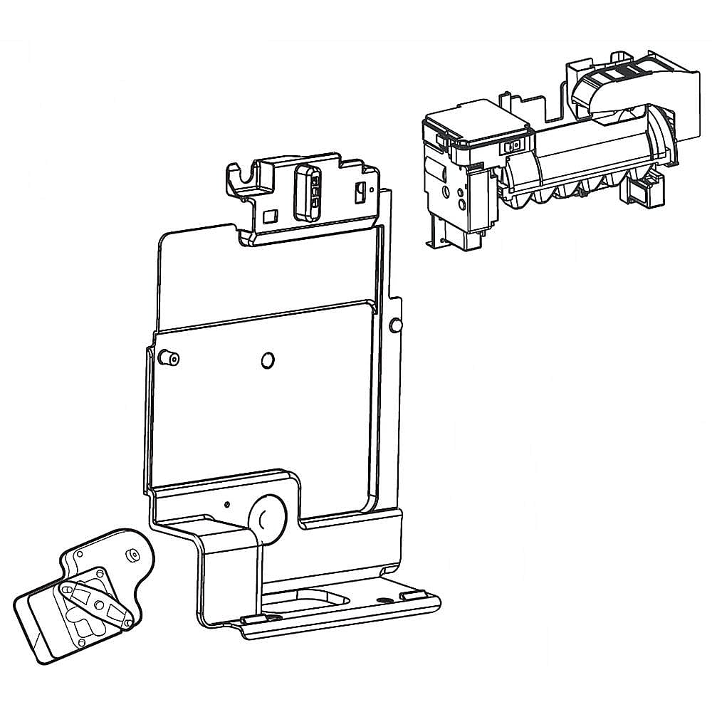 Refrigerator Ice Maker and Auger Motor Assembly