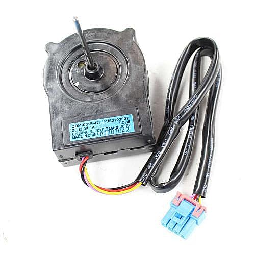 Part #eau63103207, Refrigerator Condenser Fan Motor / 9.60 x 8.20 x 6.60