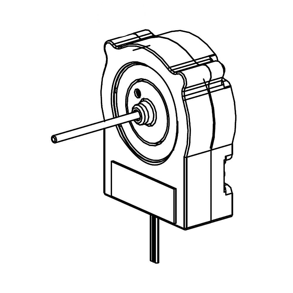 Part #eau63923608, Refrigerator Evaporator Fan Motor