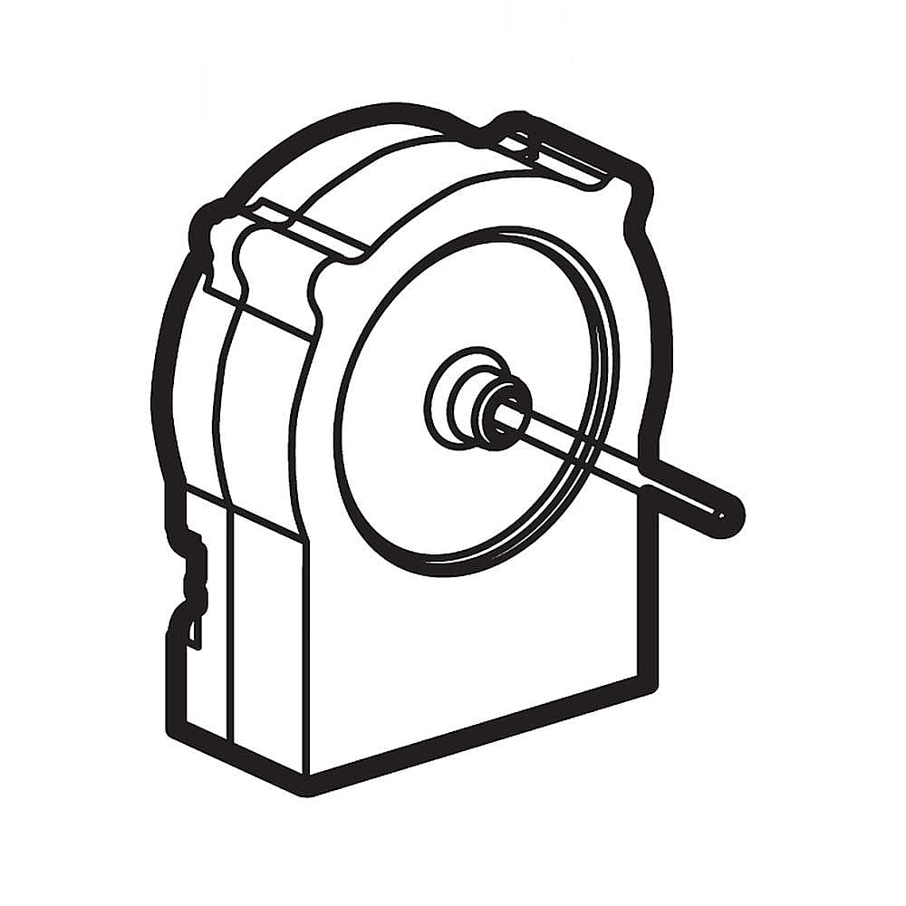 Photo of LG Part #eau65058305, Refrigerator Evaporator Fan Motor from Repair Parts Direct