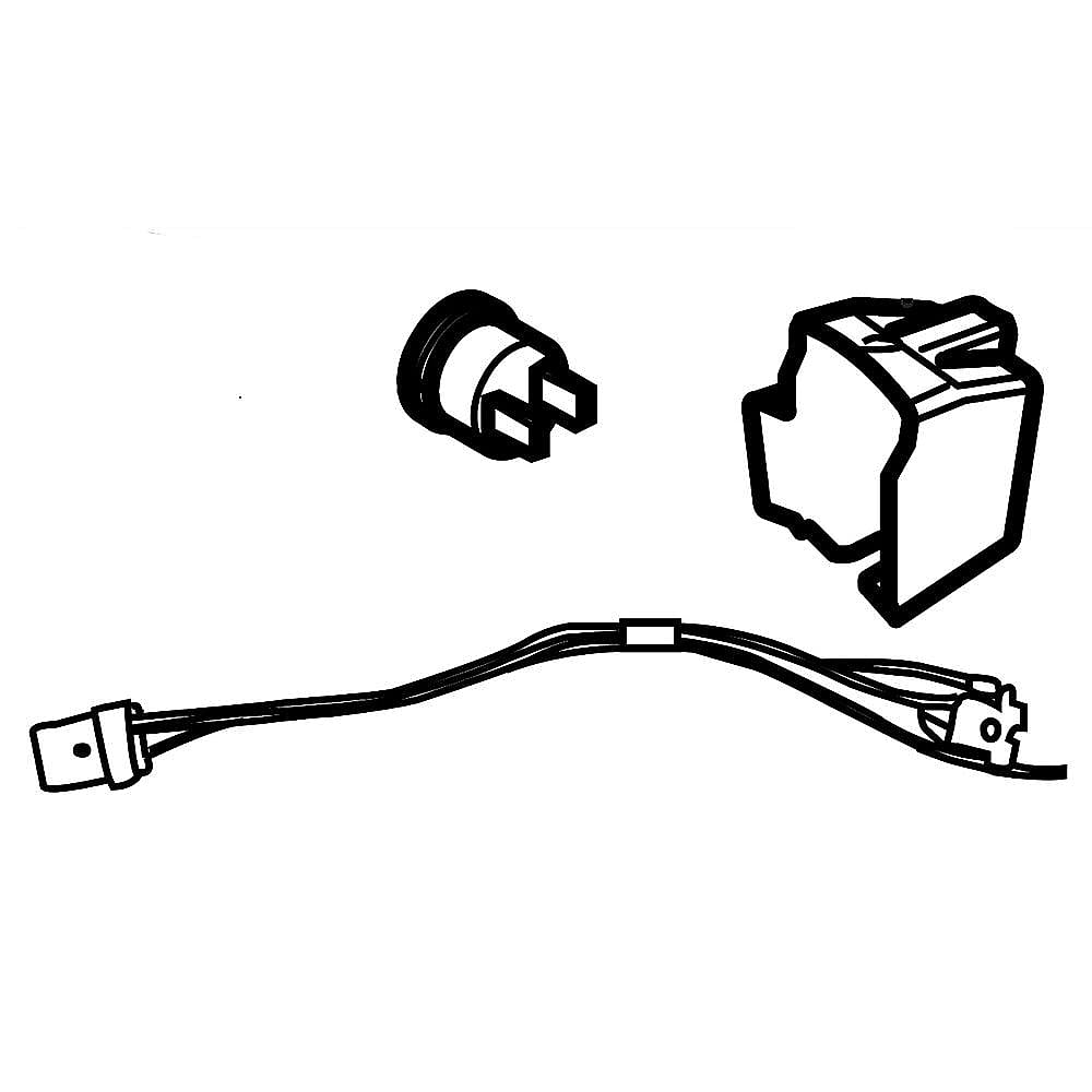Refrigerator Compressor Overload and Start Relay