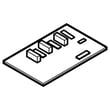 Refrigerator Dispenser Control Board for LG LMX25984SW/00 - Part EBR60070708