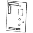Refrigerator Dispenser Display Control Board EBR78988401