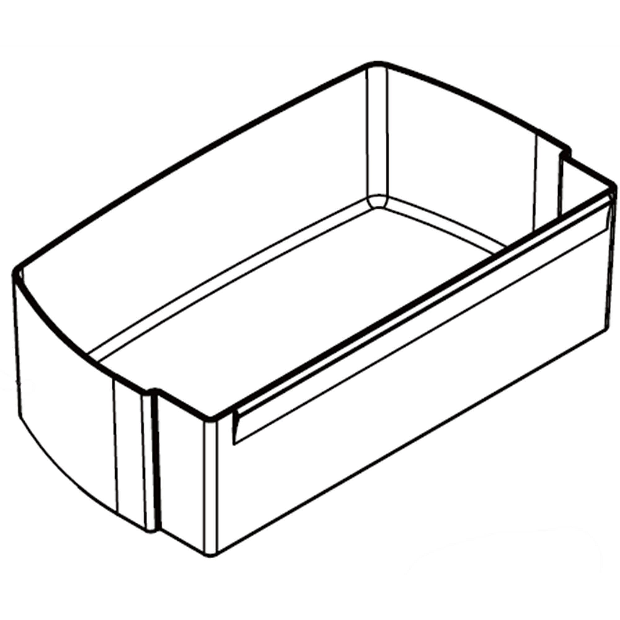 Part #man63948201, Kenmore Refrigerator Door Basket / 17.36 x 14.50 x 8.71