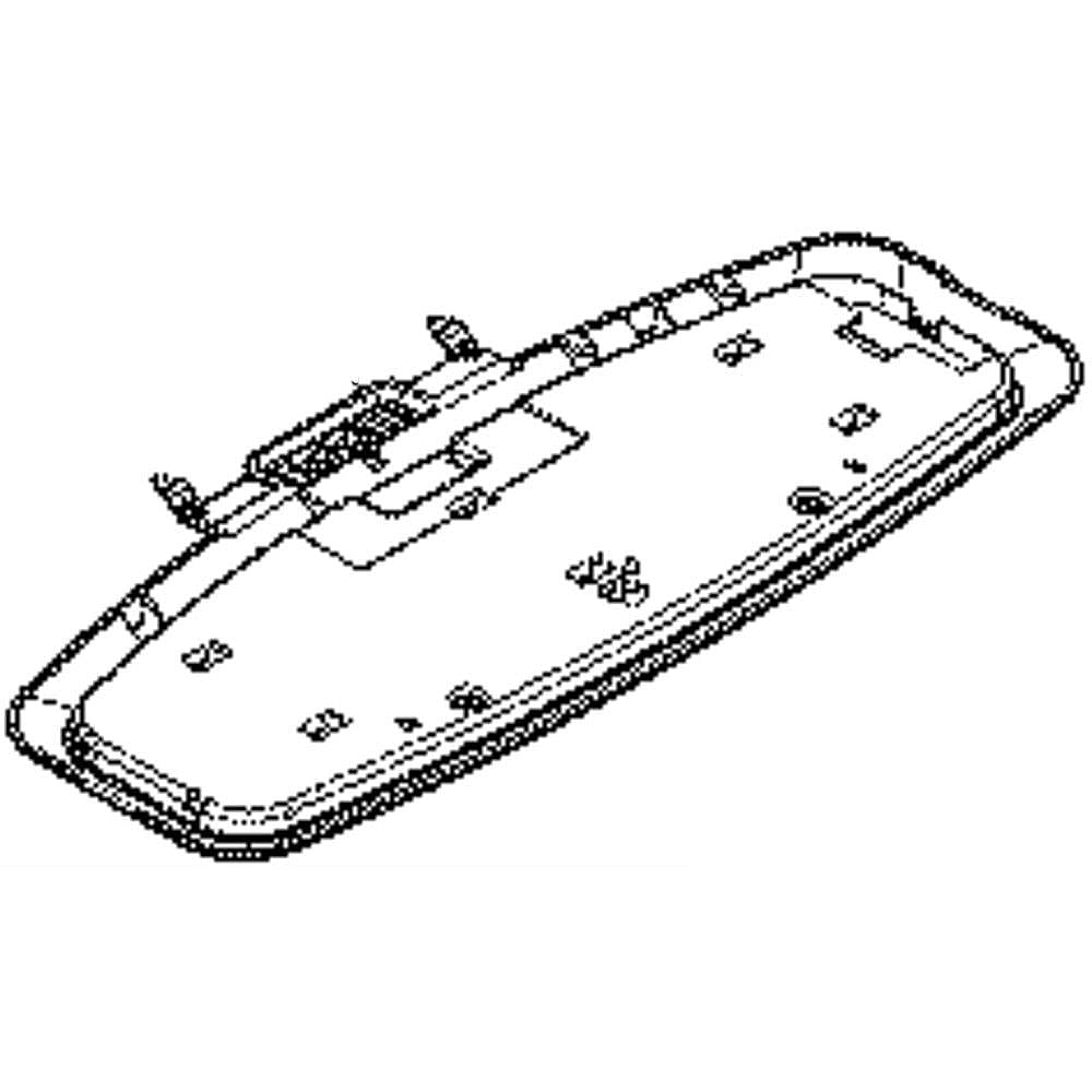 Part #mbn62347602, Refrigerator Lamp Case