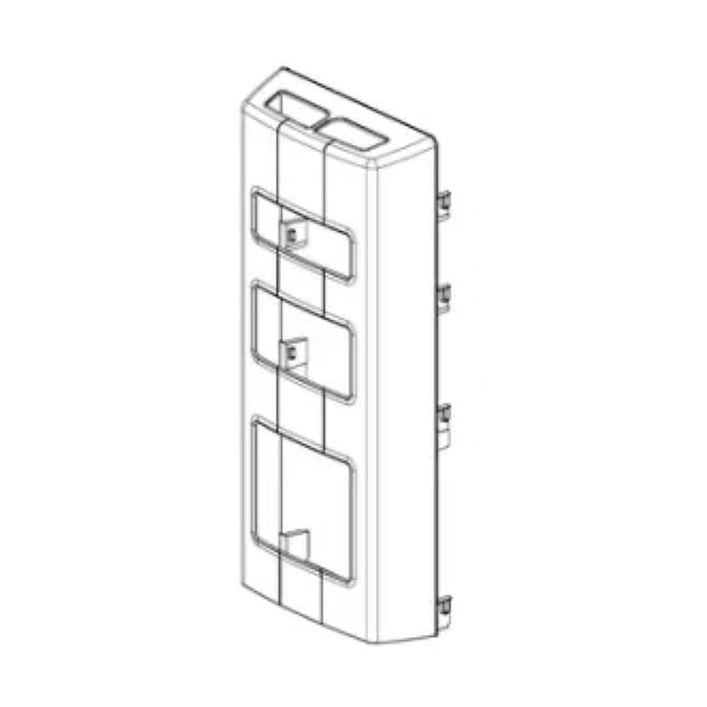 LG Part #mbn66225501, Refrigerator Convenience Door Case | 43.12 x 25.08 x 11.88