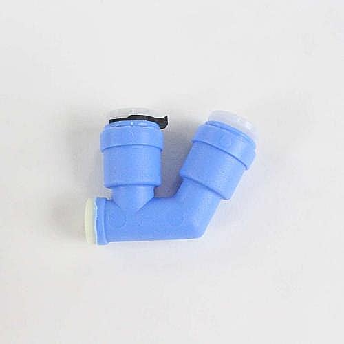 Part #mcd63827601, Refrigerator Water Tube Fitting / 10.75 x 9.25 x 4.50