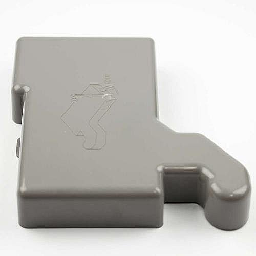 Part #mck67447705, Kenmore Elite Refrigerator Door Hinge Cover, Left / 15.00 x 10.67 x 4.67