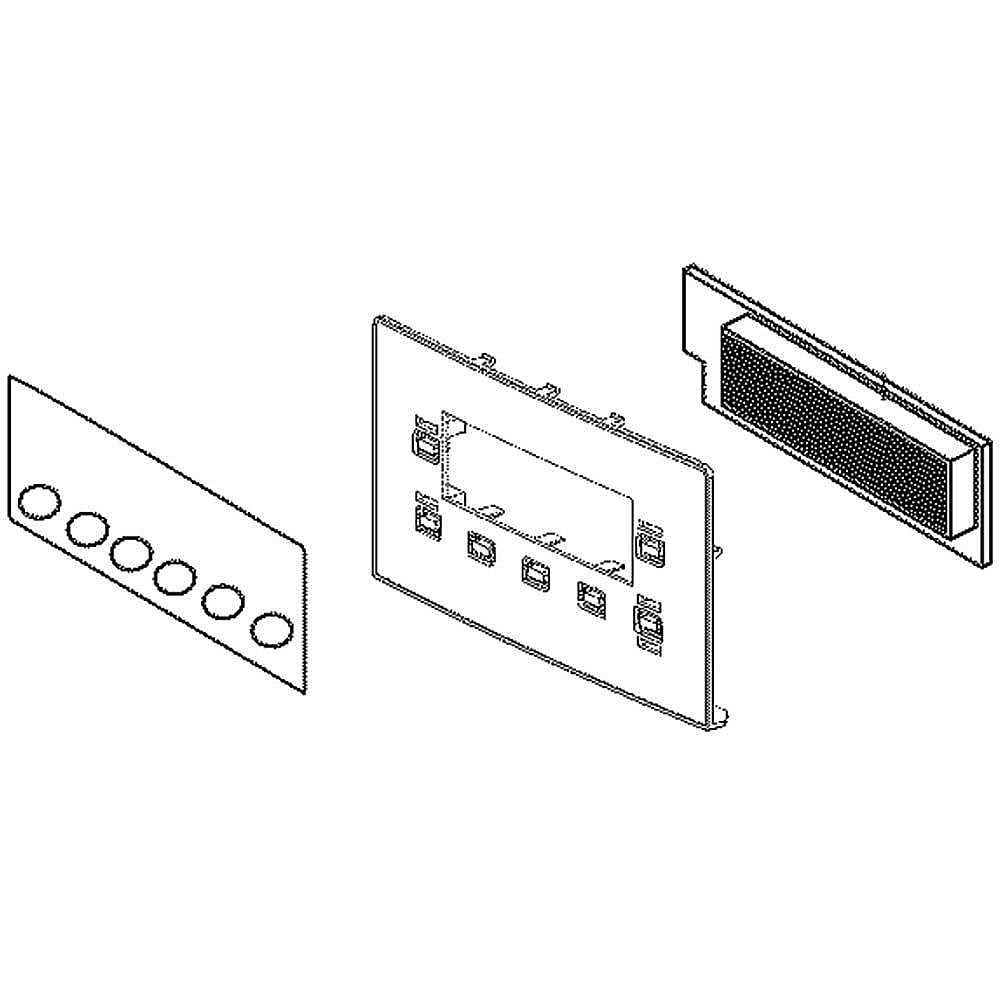 Part #mck68166203, Kenmore Refrigerator Display Cover