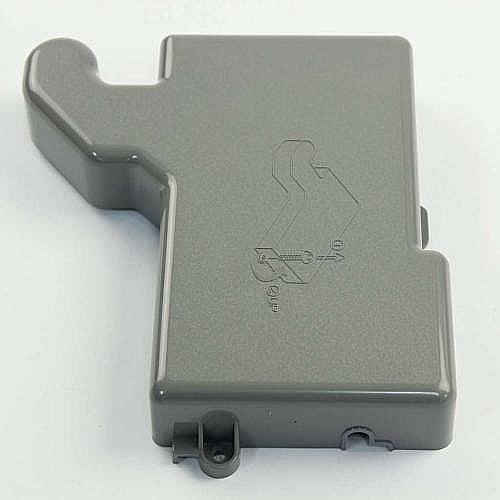 Part #mck68187602, Refrigerator Door Hinge Cover, Left / 13.40 x 10.40 x 5.00