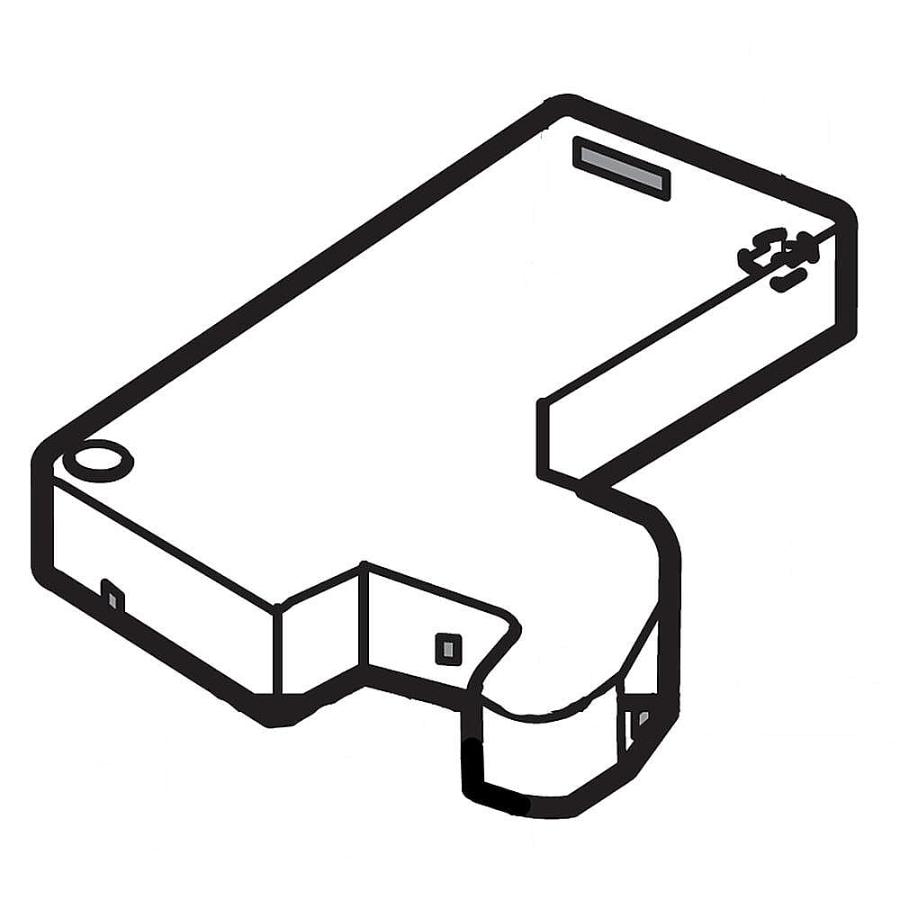 Part #mck68187604, Left Hinge Cover