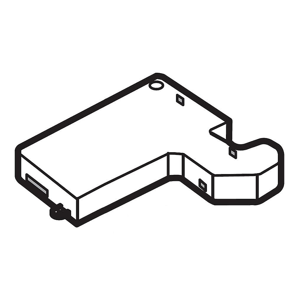 Part #mck68412413, Kenmore Elite Hinge Cover / 16.00 x 12.00 x 4.00