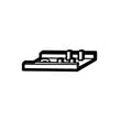 Lg Decorative Holder for LG GR-J303UGAAFCSJA - Part MCR37796301