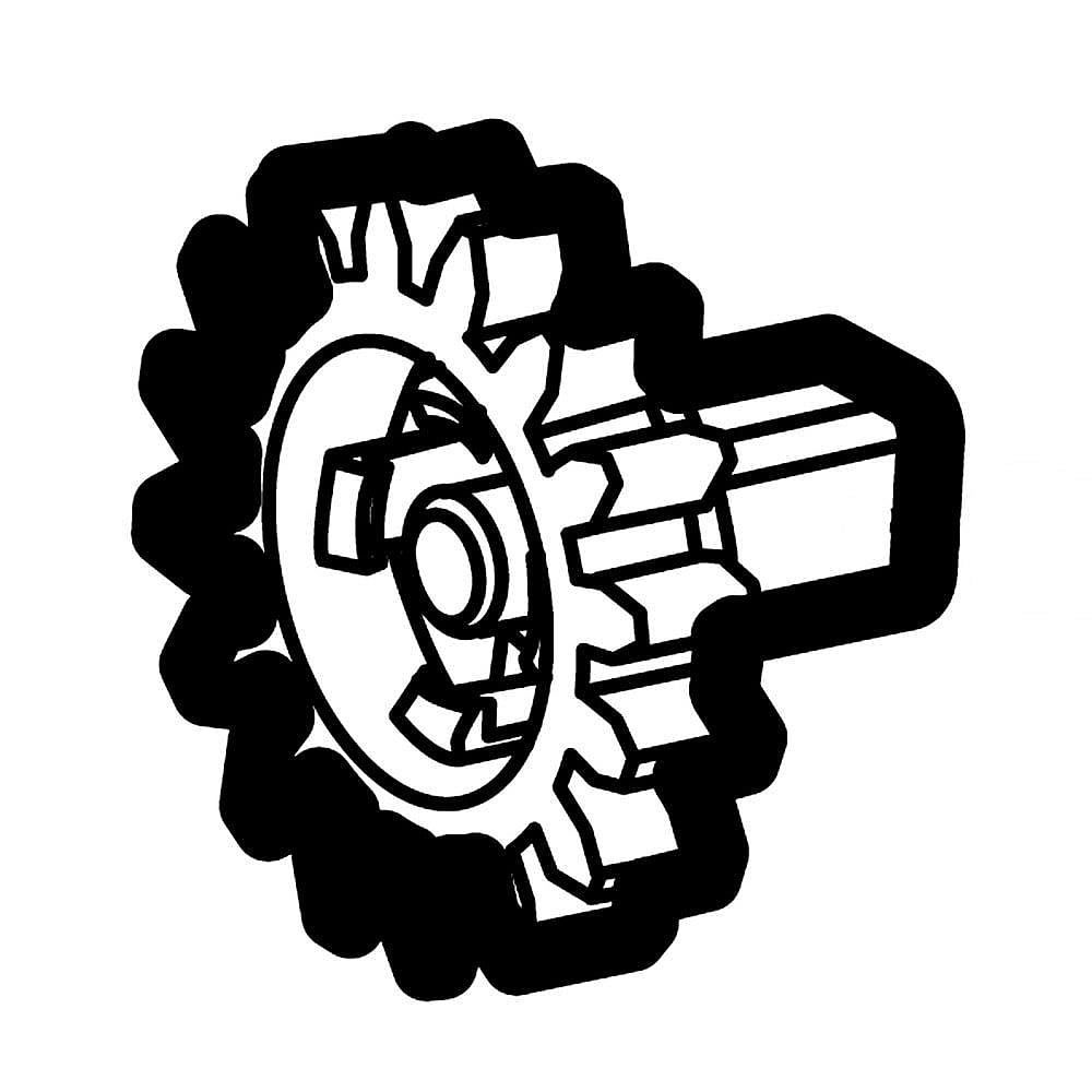 Refrigerator Freezer Drawer Gear