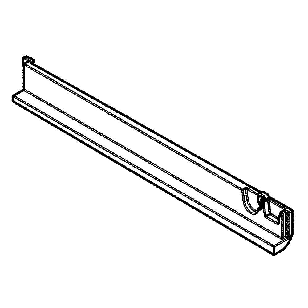Part #mea63930702, Refrigerator Crisper Drawer Slide Rail, Right