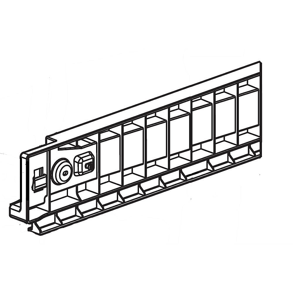 Part #mea64670802, Kenmore Elite Guide Rail / 15.00 x 12.50 x 2.50