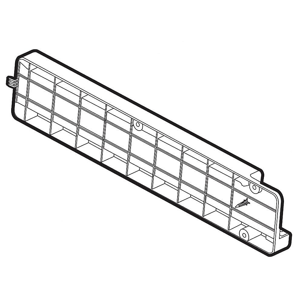 Part #meg63339903, Kenmore Refrigerator Freezer Drawer Slide Rail, Left (Replaces Aec72912201, Aec73617601)