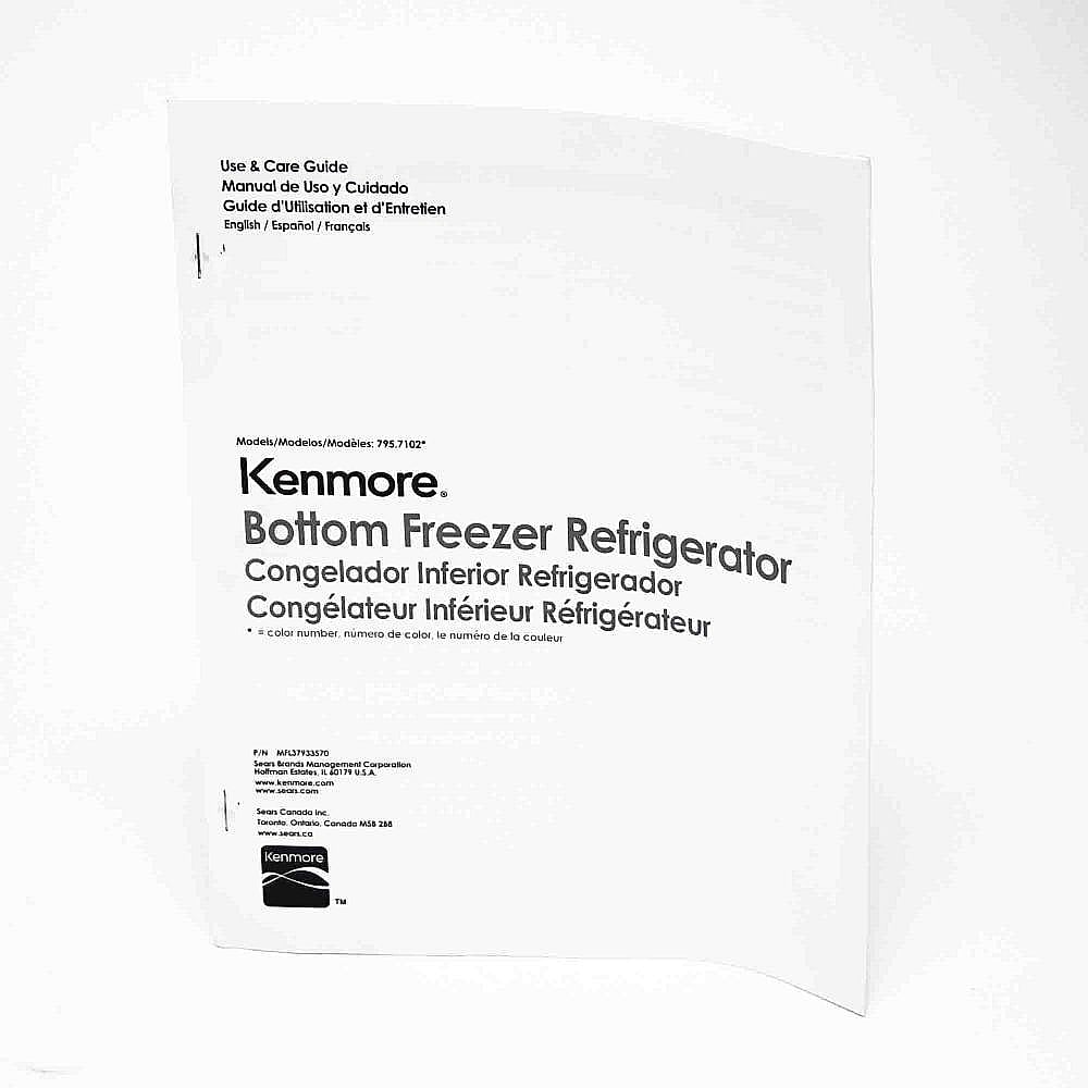 Part #mfl37933570, Refrigerator Owners Manual