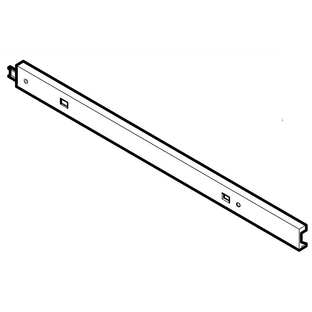 Part #mgt61844016, Refrigerator Freezer Door Slide Rail, Left / 22.00 x 2.00 x 1.50