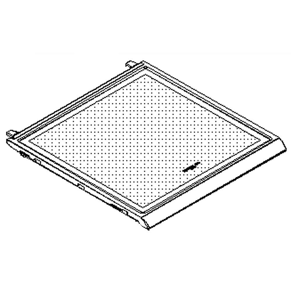 Photo of GE Part #mhl61848905, Refrigerator Shelf from Repair Parts Direct