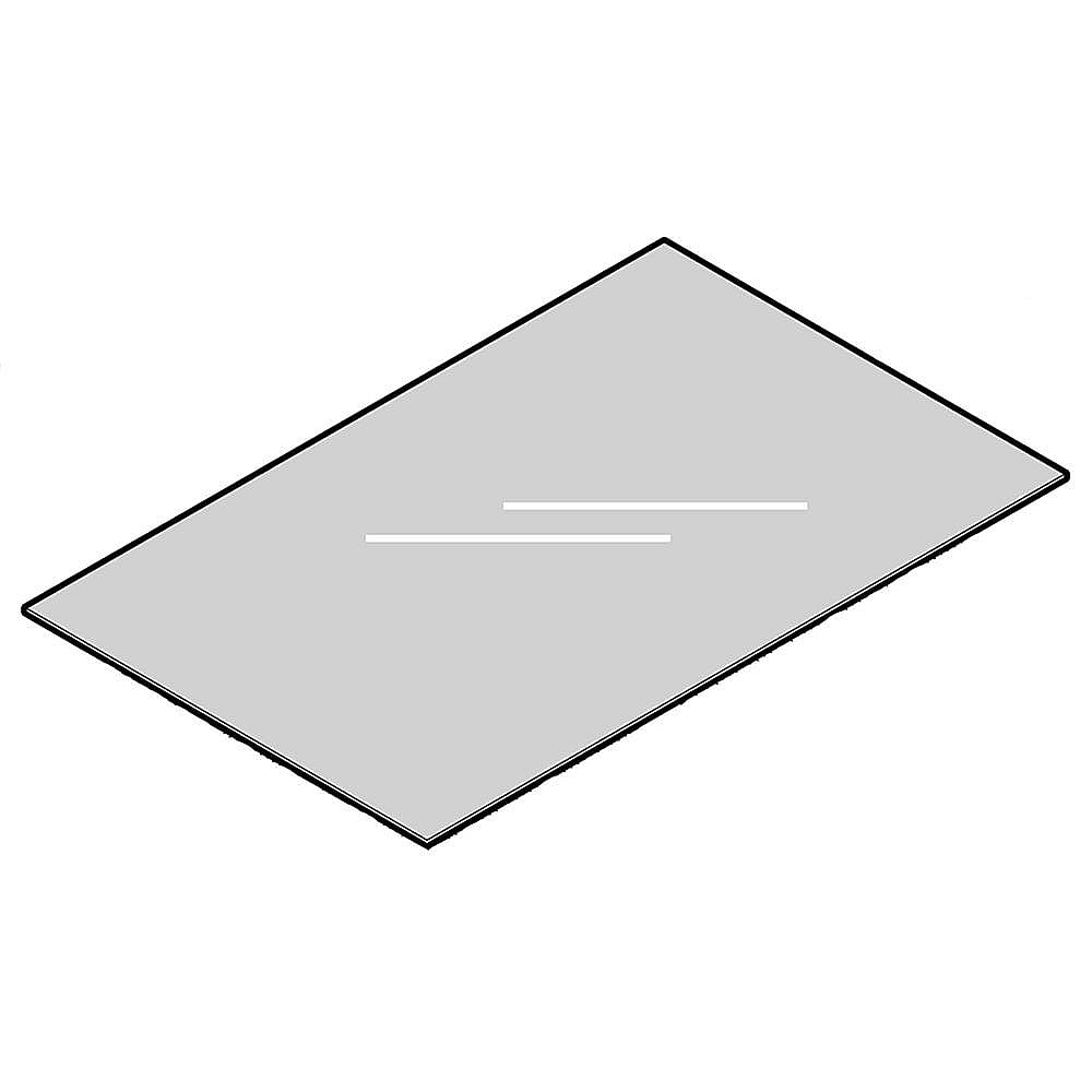 Part #mhl61972602, Refrigerator Crisper Drawer Cover Insert / 34.00 x 20.00 x 9.00