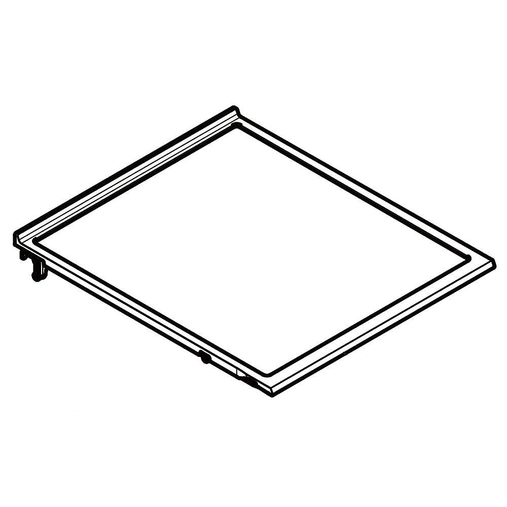 Photo of GE Part #mhl64031401, Refrigerator Shelf from Repair Parts Direct