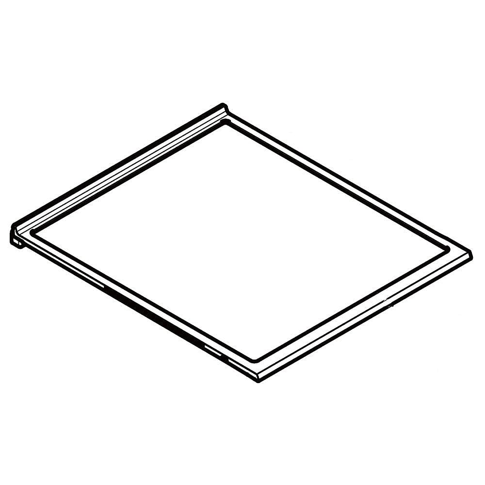 Photo of GE Part #mhl64031501, Refrigerator Shelf from Repair Parts Direct