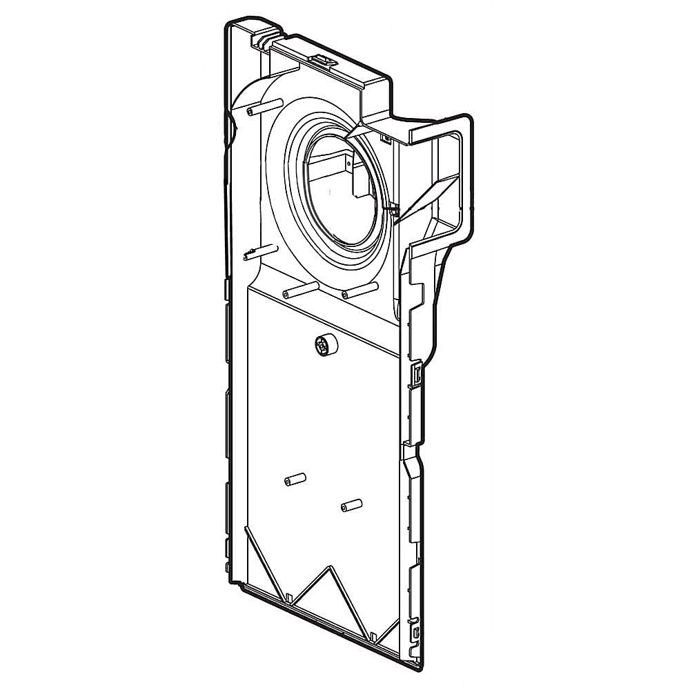 Part #mhn61882001, Refrigerator Freezer Shroud / 29.50 x 18.75 x 8.50