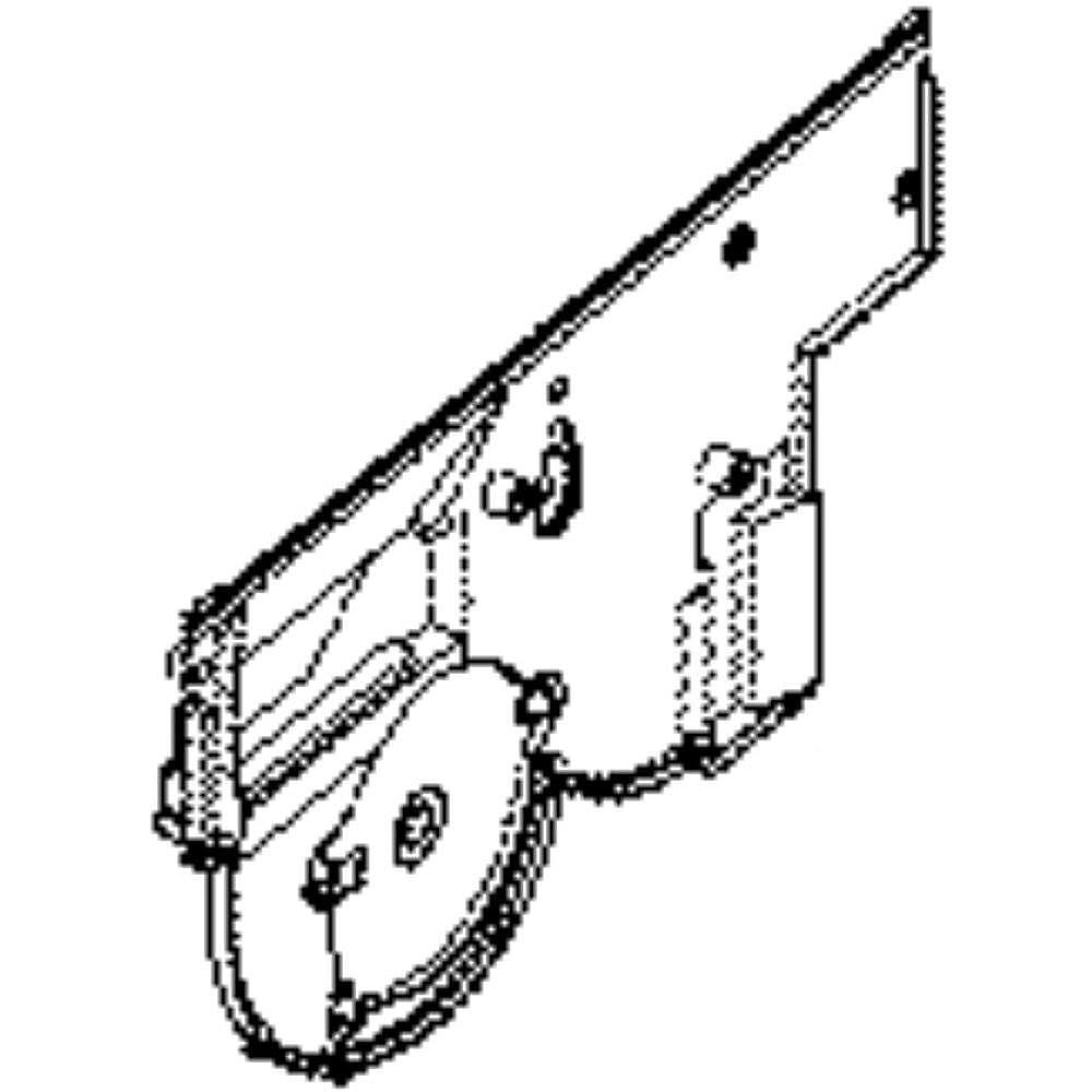 Part #mhn62622401, Refrigerator Fan Shroud / 19.00 x 17.00 x 6.00