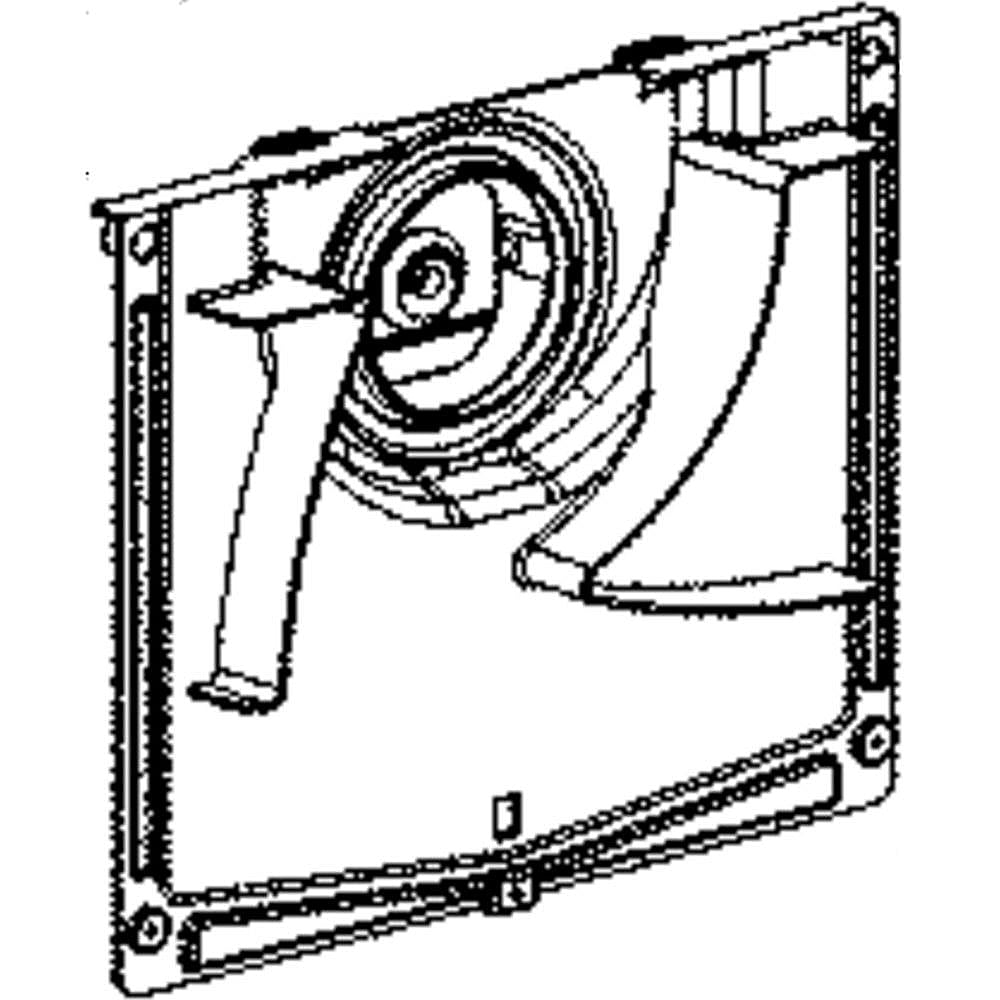 Part #mhn62642001, Refrigerator Freezer Shroud