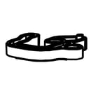 Refrigerator Door Stop, Left