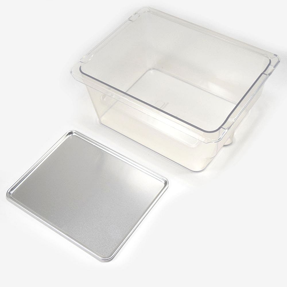 Part #mjs42404102, Refrigerator Freezer Drawer Bin / 17.00 x 13.50 x 9.00