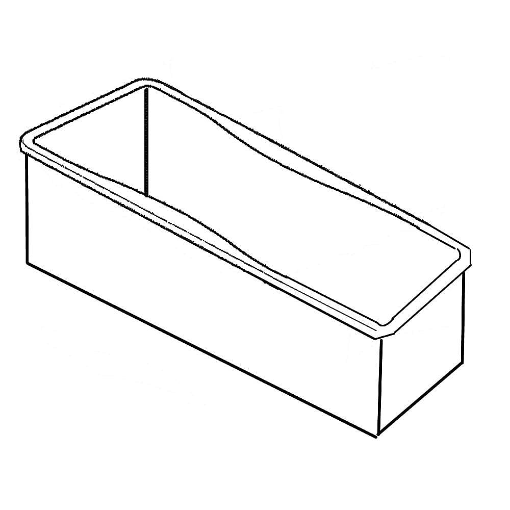 Part #mjs62773301, Refrigerator Freezer Drawer Bin / 21.50 x 17.00 x 14.50