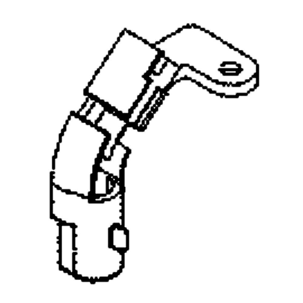 Part #mju63027101, Refrigerator Dispenser Water Nozzle