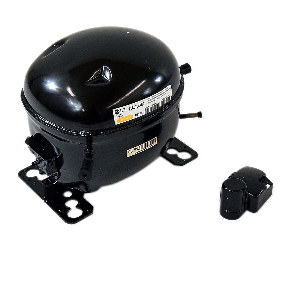 Photo of GE Part #tca35911907, Refrigerator Compressor | 13.00 x 10.00 x 10.00 from Repair Parts Direct