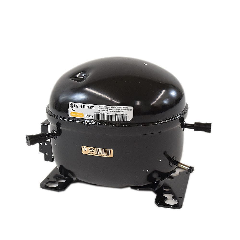 Photo of GE Part #tca35911908, Refrigerator Compressor | 13.00 x 10.00 x 10.00 from Repair Parts Direct