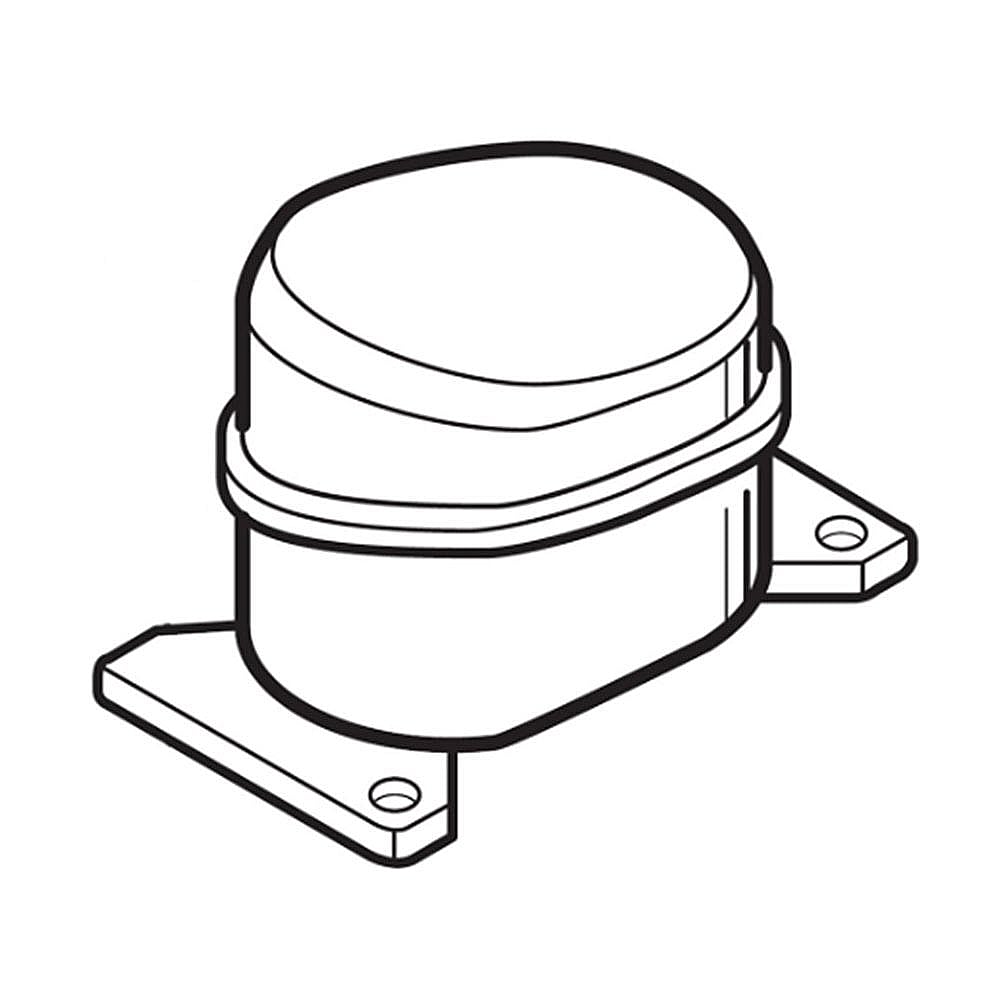 Part #tca37032028, Lg Refrigerator Compressor / 12.89 x 11.39 x 10.83