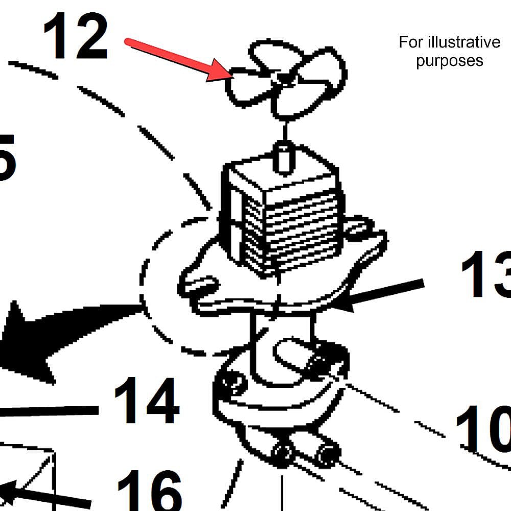 Part #02-1719-00, Scotsman Fan