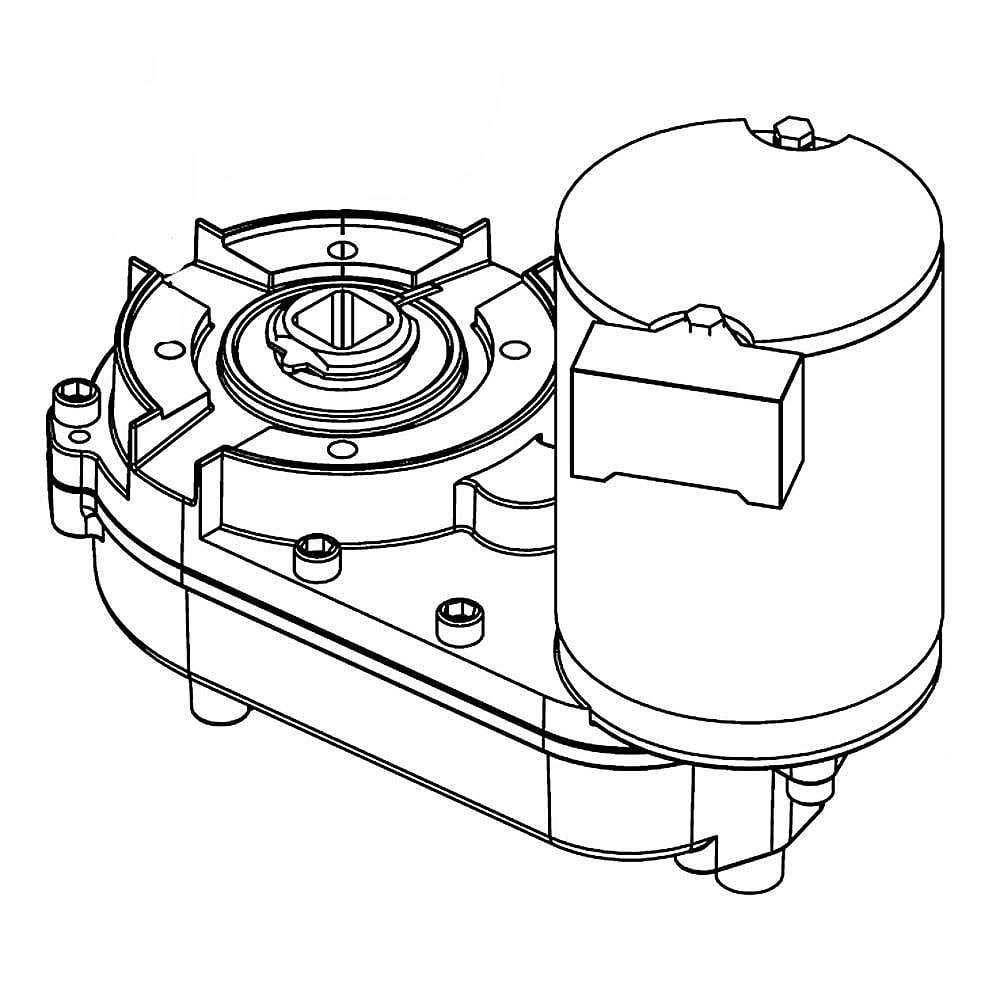 Part #02-4580-23, Scotsman Ice Maker Gear Case Assembly