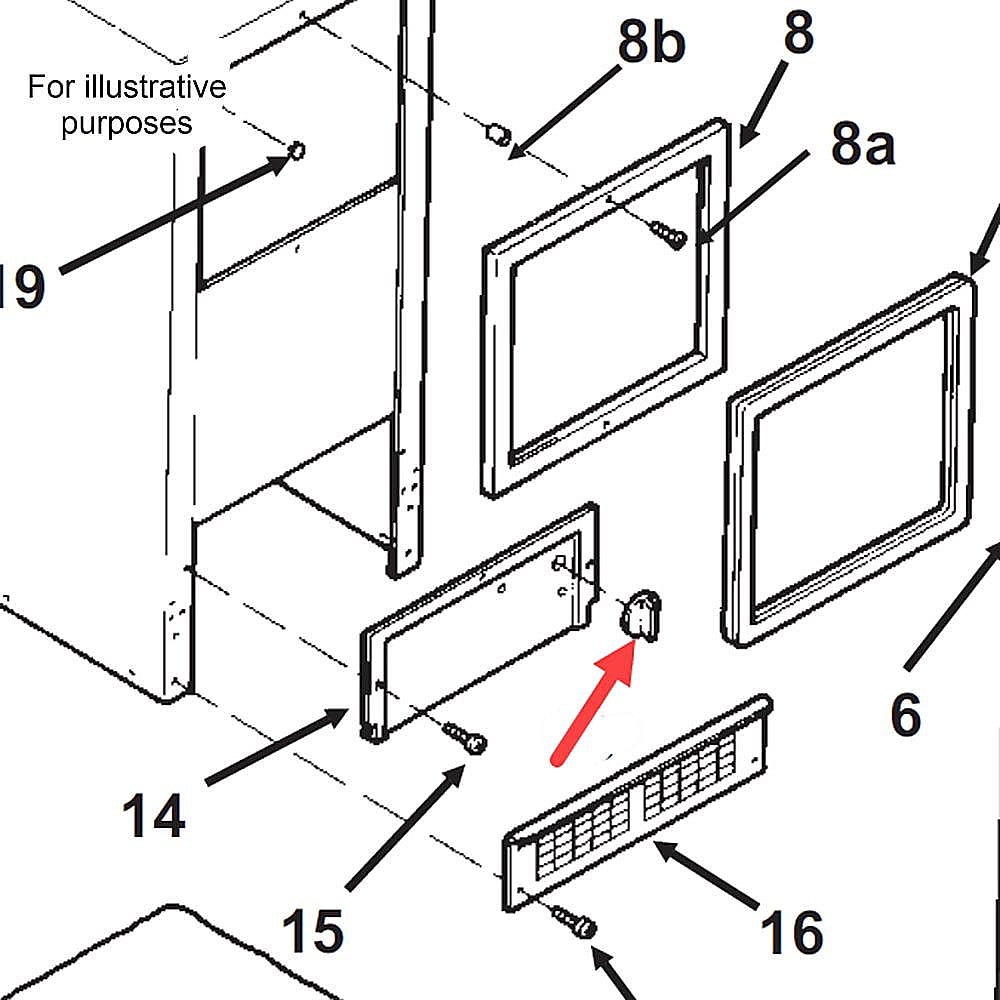 Part #02-4817-01, Scotsman Knob-Temp Control