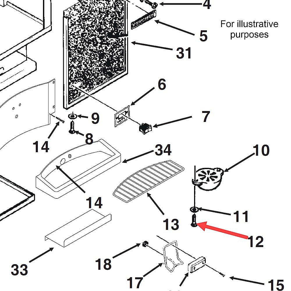 Part #03-1403-19, Scotsman Screw