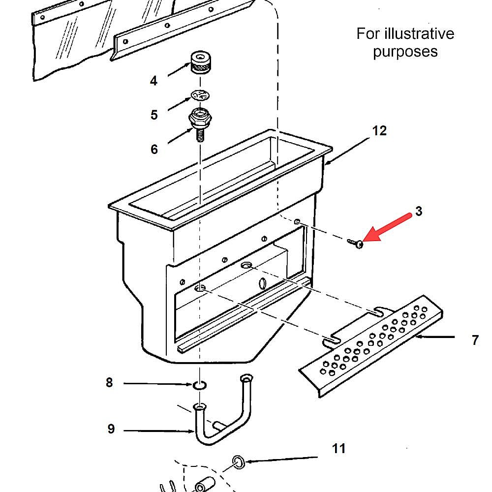 Part #03-1404-16, Scotsman Screw
