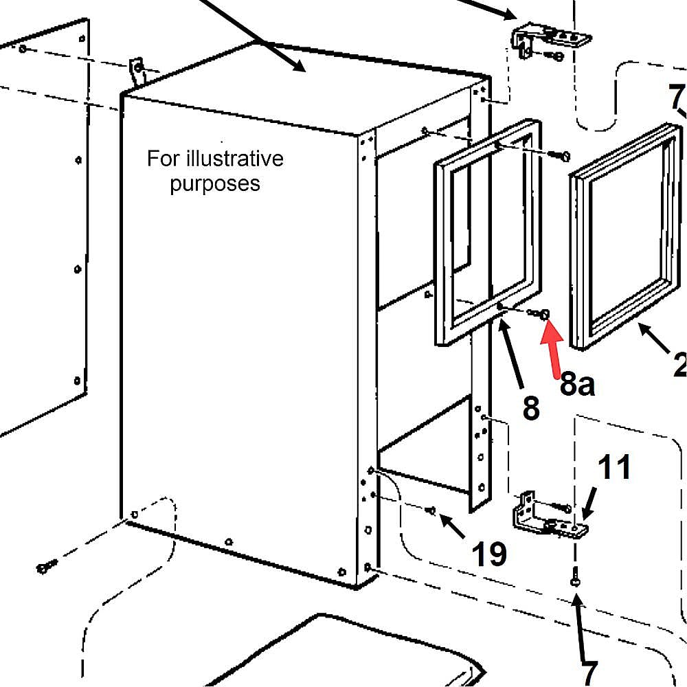 Part #03-1419-08, Scotsman Screw
