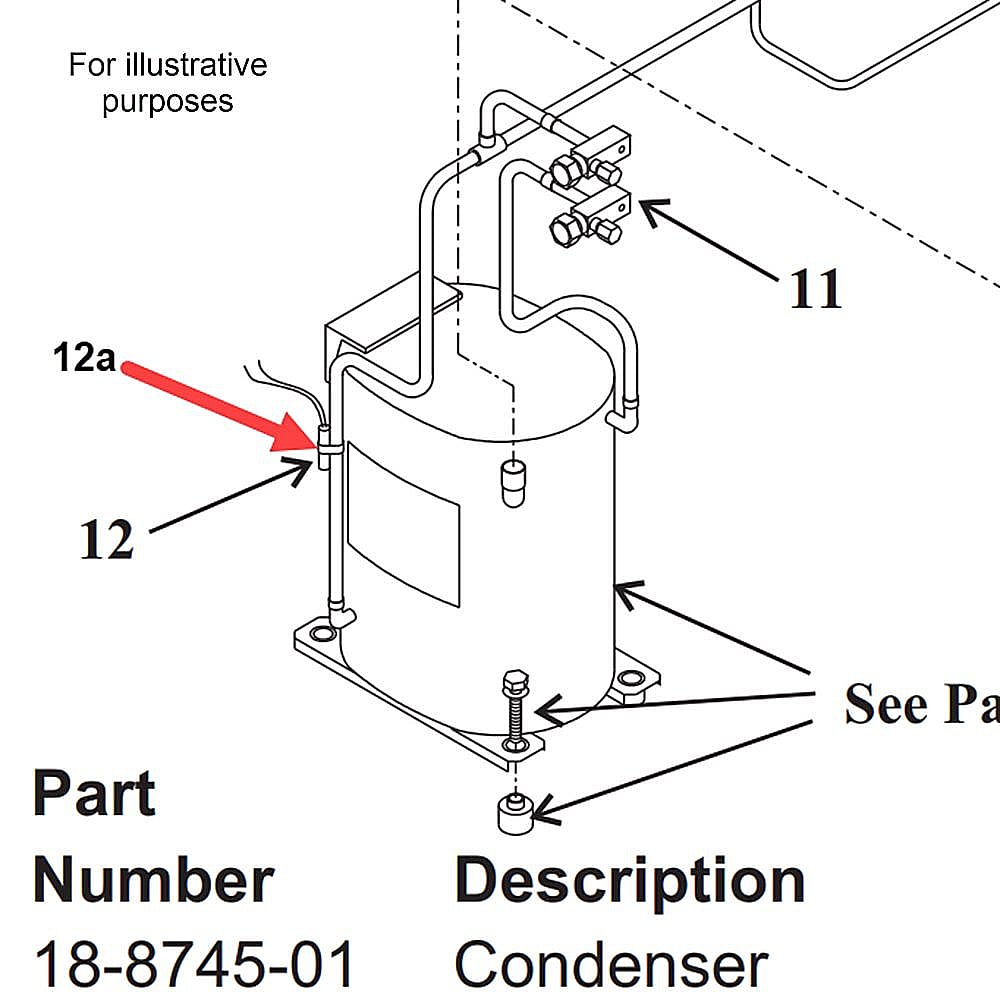 Part #03-1711-01, Scotsman Clip Sensor