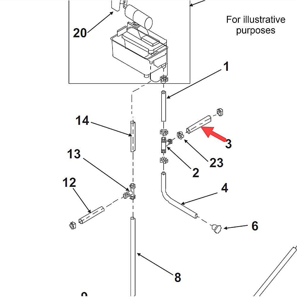 Part #05-0501-01, Scotsman Tubing-Preformed