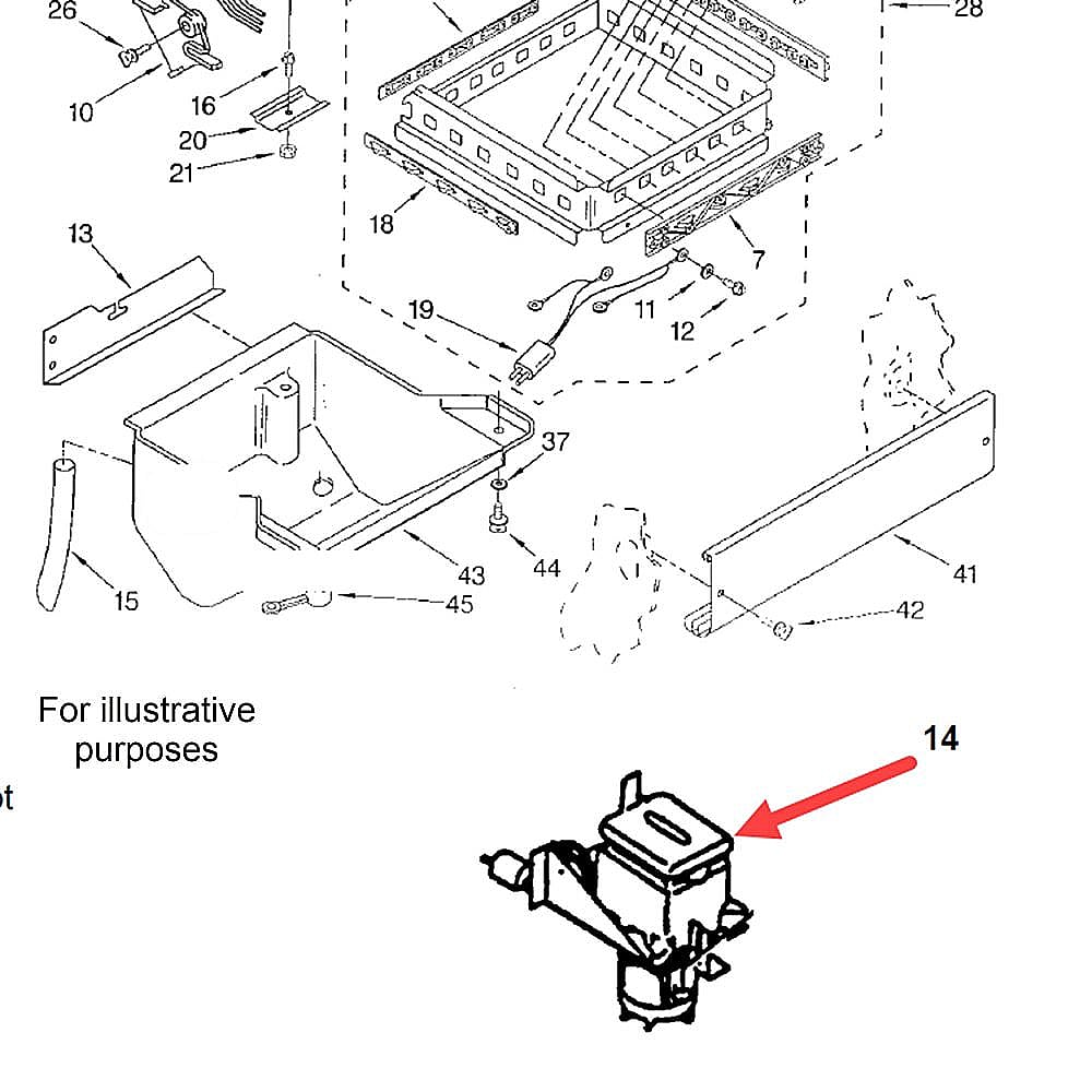 Part #0756782-20, Scotsman Water Pump
