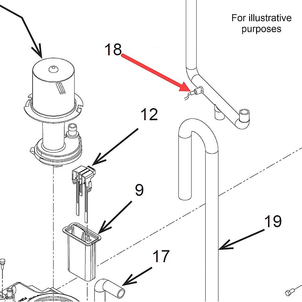 Part #11-0515-21, Scotsman Serv Packout Temp Sensor