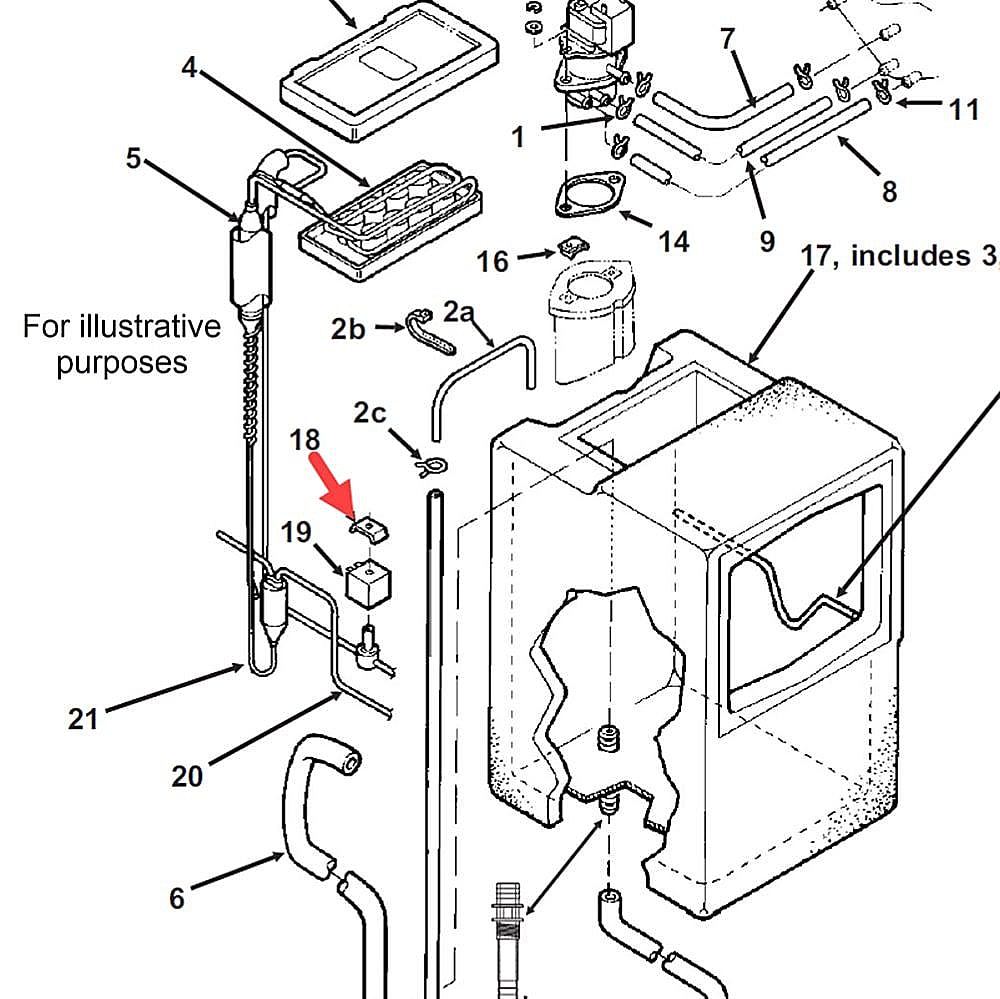 Part #12-2569-03, Scotsman Clip Hot Gas Valve