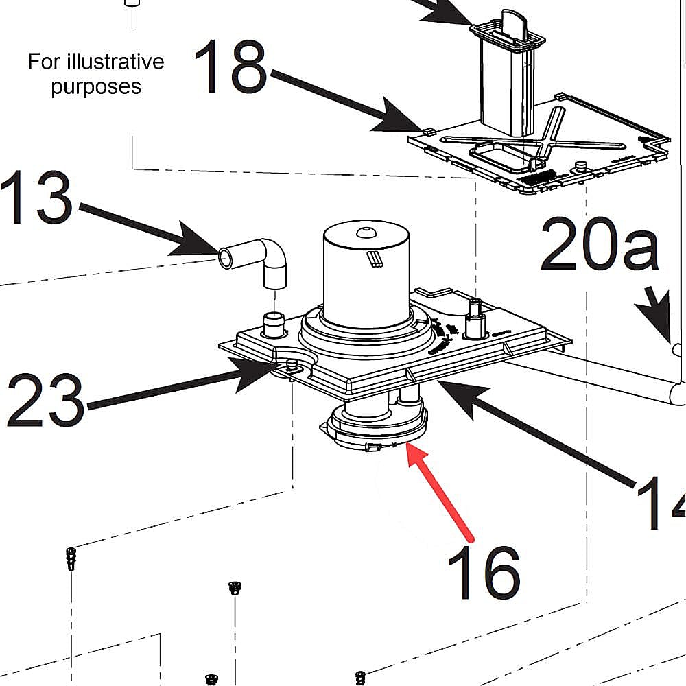 Part #12-2920-23, Scotsman Water Pump