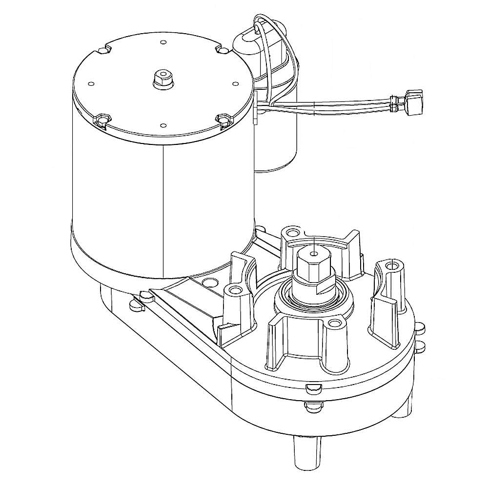 Part #12-3083-21, Scotsman Gearbox Assy 115V Sv